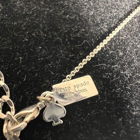Kate Spade Silver D Initial Necklace - Picture 5 of 6